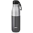 Milton Eminent 800 thermosteel hot and Cold Water Bottle, 747 ml, Black