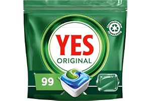 Yes Original All In One Maskindiskmedel, 99 Diskmaskinstabletter, Effektiva Även På Intorkat Fett