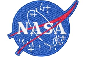 Cobra Tactical Solutions NASA Ecusson Brodé Patch Tactique Moral Militaire Applique Emblème Insignes Fastener à Crochet et Boucle Airsoft Paintball Cosplay