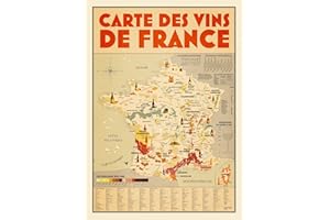 La carte des vins de France