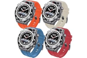 FunBand Compati Bourwayth HUAWEI Watch Ultimate/Watch Gt2, 22mm Quickfit Miękka silikonowa klasyczna bransoletka Wymienna opaska pasuje do Garmin Venu 2/Vivoactive 4 Smart Watch