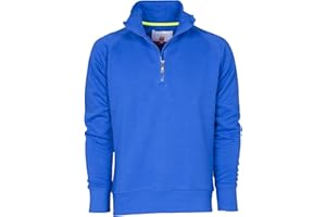 CHEMAGLIETTE! Felpa da Lavoro Maglia Felpata Cotone con Mezza Zip in Tinta Payper Miami +