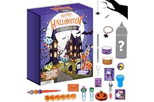 HTGWCG Calendrier de l'Avent 2024, Contient 24 sorprese, Contient un stylus cancellabile, calendario riutilizzabile, durevole, 33 x 39 x 6,7 cm,Campanello Bici, Campanello per Bicicletta MTB