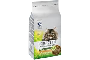 Perfect Fit Natural Vitality Adult 1+ – Trockenfutter für erwachsene Katzen ab 1 Jahr – Huhn & Truthahn – Unterstützt die Vitalität – 6 kg