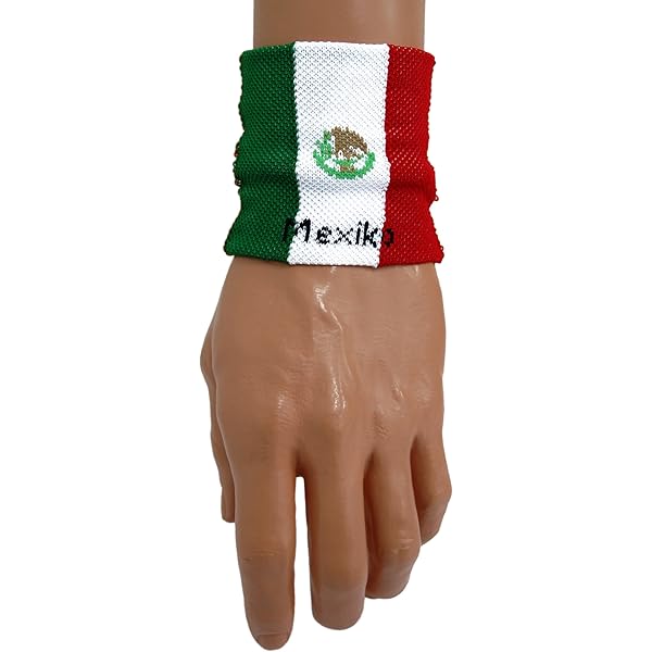 Deutschland Schweißband 7x7cm - Sport Armband In Nationalfarben