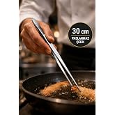&Ccedil;elik 30 cm &Ccedil;ok Ama&ccedil;lı Cımbız Profesyonel Şef Cımbızı Maşası cin765-3