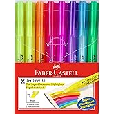 Faber-Castell Textmarker TEXTLINER 38 - 8er Etui Sortierte Farben