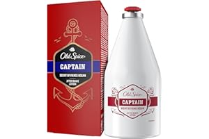 ‎OLD SPICE Old Spice Captain After Shave Lotion für Männer, 100ml, Frischekick nach der Rasur, Duft in Parfümqualität, schnelltrocknend, für Gesicht und Hals