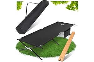 XPLORE NATURE XploreNature Feldbett XXL 200kg 210x70x45 [inklusive Montagetool] - Campingliege, Campingbett, Liege klappbar