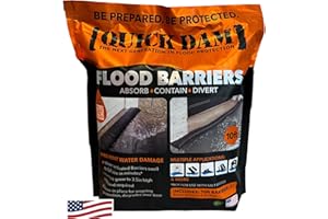 Quick Dam- Barriera contro gli allagamenti, si attiva con l’acqua, lunghezza 3 m, confezione da un pezzo, QD610-1