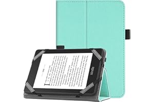 VOVIPO Custodia protettiva universale per kindle Paperwhite Kobo e-Reader da 6 pollici, custodia Folio con cinturino a mano compatibile con Kobo/Kindle/Tolino/Pocketbook/Sony 6 pollici-Mint