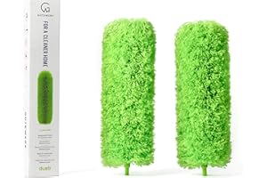 GÜTEWERK Cabezales de Repuesto para el Polvo Swish, Juego de 2 Cabezales de Microfibra de 360° Reutilizables