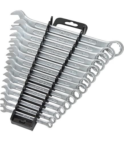 JianLing Ringschlüssel-Set – 4 Größen (5/64" Bis 7/32") Mit Schlüsselanhänger, Aus Stahl