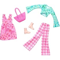 Lot De Vêtements Pour Poupée Barbie 1:6 - Tenue Top Jupe Ceinture Chaussettes, Neuf
