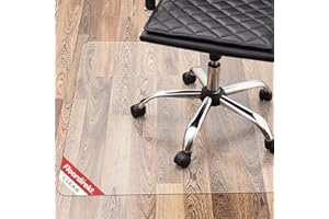 Floordirekt PRO - Bürostuhl Unterlage - transparente Bodenschutzmatte für Hartböden - Bodenmatte, Bodenschutz, Unterlegmatte (90 x 120 cm)