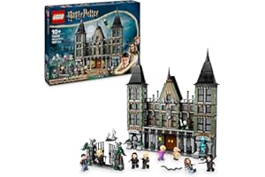LEGO Harry Potter Mansión Malfoy Juguete de Construcción y Colección, Maqueta de Casa, Regalo para Niños y Niñas de 10 Años o Más, 9 Minifiguras de Personajes (Draco, Dobby y Lord Voldemort) 76453