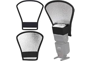 SEABABOO 3pcs Blitz Reflektor Universal Blitz Diffusor Flash Difuser Tragbare Reflektor Auf-Kamera Softbox Diffusor Speedlite Flash Diffuser Softbox Blitz Kann Mit Reflektordiffusor Montiert Werden