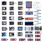 ELEGOO Geavanceerde 37-in-1 Sensormodule Bouwpakket Compatibel met Arduino IDE voor Elektronicaprojecten, Microcontroller bor