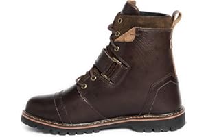 APEX Duro - Patron - Herren Touring-Motorradstiefel - Dunkelbraun