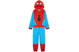 Marvel Pyjama Spiderman Combinaison Grenouillère Surpyjama Enfant Garcon