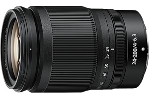 Téléobjectif zoom NIKKOR Z 24-200mm f/4-6.3 VR pour Hybride NIKON Z