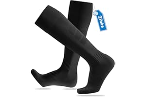 CLOSEMATE 2 Paia Calze Calcio Uomo Calzini Lunghi al Ginocchi