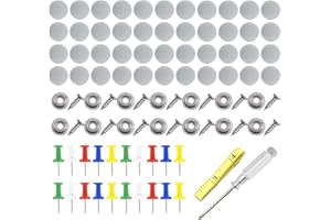 VMINOG Vite per Riparazione Tettuccio Auto 90 Pezzi Set Di Riparazione Cielo Auto per Strumento Di Riparazione Tetto Interno Dell'automobile Puntine per Cielo Auto（invia Strumenti）