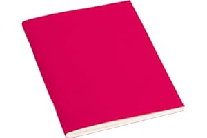 ‎SEMIKOLON Semikolon 351810 - Filigrane Heft liniert A6, 64 Seiten, büttengeprägtes Papier, cremefarben - Cover pink rosa