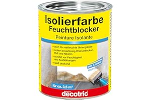 Pufas / Decotric Isolierfarbe - Schutz vor Ausblühung und Feuchtigkeit zementhaltig 750ml