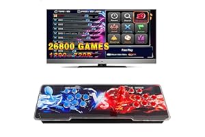 UYXOERA Pandora's Box, console di gioco arcade, retrò, per PC, proiettore e TV, 2-4 giocatori, 1280 x 720, giochi 3D, cerca/nascondi/salva/carica/pausa, elenco dei preferiti (DX 9800)