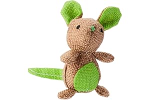 Kerbl Pet Souris Nature Lin, 7X9,5cm, avec Catnip