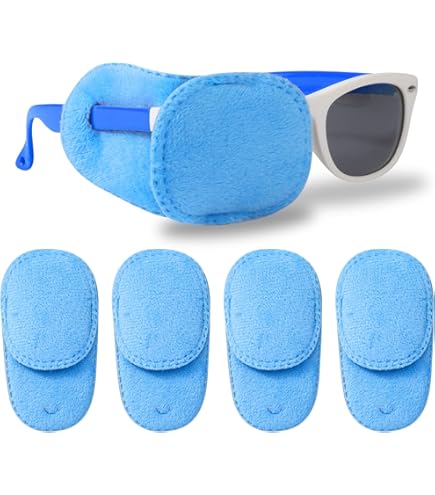 FANCYPUMPKIN Creative Eye Patch Patch Lunettes Uniques Couvrent Le Traitement De Lamblyopie Pour Les Yeux Paresseux Pour Les Mas