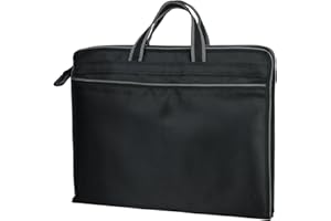 LONTG Porte-document B4 Sac d'Affaire Grande Capacité Sac à Main Business Sacoche pour Dossier Sacoche d'Affaires à Fermeture Eclair en Oxford Sacs Rangement Dossiers pour Bureau Commercial Voyage