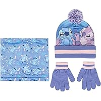 Set 2 Pezzi Princess – Cappello E Guanti Per Bambini, Design Disney, Morbido E Caldo, Taglia Unica - 3
