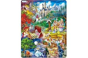 Larsen- Puzzle encadré Contes des frères Grimm 33 pièces, US24