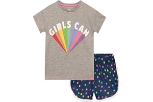 Harry Bear Pigiama per Ragazze Slogan Positivo Arcobaleno