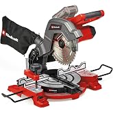 Einhell ak&uuml;l&uuml; g&ouml;nye testere TE-MS 18/8 Li-Solo Power X-Change (18 V, &Oslash; 216 karb&uuml;r u&ccedil;lu bı&ccedil;ak, eğilebilir testere başlığı, d&ouml;n