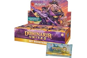 Magic The Gathering C9725000 das zusammentreffen Dominaria United Set Booster, 30 Packs & Box Topper Card, Multi
