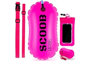 NA2 Swim Buoy Tow Float for Wild Open Cold Water Swimming + accessories waterproof phone case Light Floats for Triathlon Swimmers Surfers Adults & Kids Buoyancy aid bag Safe Sea Sailing Training