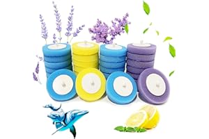 BOHRMA Brosse Toilettes WC Jetable 32 Pièces Têtes de Brosse de Toilette Nettoyage Toilette à Usage Unique Système de Nettoyage WC à Usage Unique Brosse de Toilette à Usage Unique