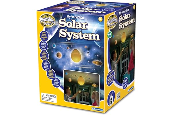 Brainstorm Toys My Very Own Solar System Nightlight, Box size 240 x 190 x 290mm