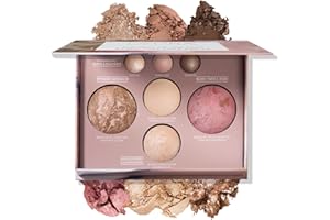 LAURA GELLER BEAUTY LAURA GELLER NEW YORK The Best of the Best Baked Starter Kit Palette - Full Size - Includes Bronzer, Blush, 2 Highlighters and 3 Eyeshadows - Travel-Friendly
