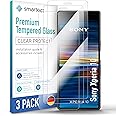 smartect Vetro Temperato [3 Pezzi, Clear] per Sony Xperia 10, Pellicola Protettiva HD Anti Graffio, Senza Bolle, Durezza 9H, 