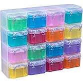 Really Useful Box Organiser 16 x 0.14 Litre Storage Boxes in a Clear Organiser and Assorted Boxes