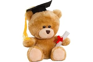 Keel Toys SB0304 14cm Pipp The Bear Graduation, Multi-Colour