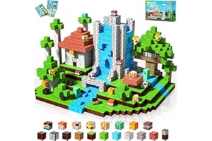 TOYUNITED Cube magnétique Bloc magnétiques 150 blocs de construction magnétiques empilables – Construction Magnetique enfant Montessori pour enfants garçons filles âgés de 4, 5, 6, 7, 8 ans, cadeaux de Pâques
