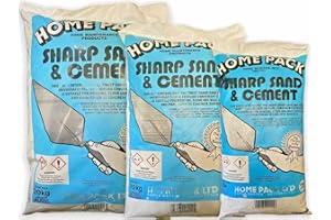 DTD QUALITY MATTERS Home Pack Sharp Sand & Cement Ready To Use Multi-Use Mixed Dry Mortar Ideal for Patching Rendering Brick Laying and General Repairs Suitable For Internal & External (5)