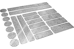 ‎MOVOJA 21 STÜCK FUCHSI Reflektoraufkleber | verschiedene Größen | für bessere Sichtbarkeit im Dunkeln | Reflektoren für Kinderwagen, Fahrrad, Helm uvm. | wasserfest | selbstklebend | Reflektor Sticker