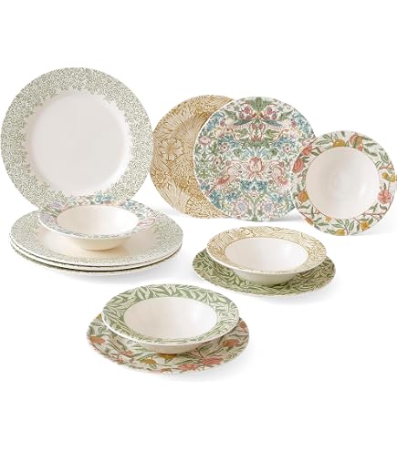 thumbnail image 2 of Portmeirion Botanic Garden Mini Square Dishes - Set Of 4 Floral Porcelain Serving Dishes 2 of 14