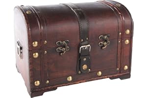 UNBEKANNT MYBOXES – Il baule porta-tesoro dei pirati, dimensioni: 34 x 24 x 21 cm